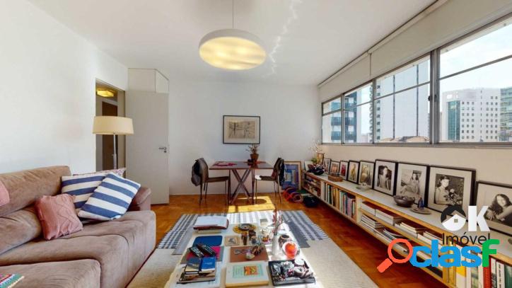 Apartamento: 85m², 2 quartos e 1 vaga: Jardins