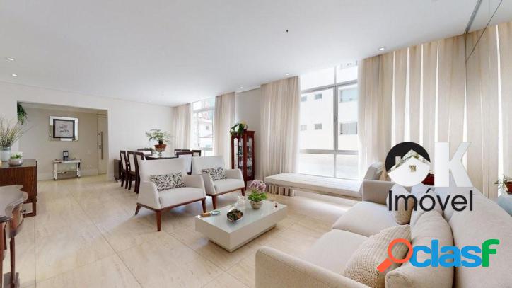 Apartamento Reformado: 126m², 3 quartos e 1 vaga - Jardins