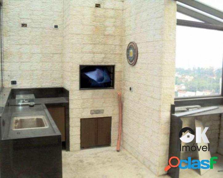 Cobertura Duplex: 200m², 3 vagas e 3 dormitórios -