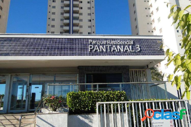 Apartamento Pantanal 101m² Andar Alto Completo de Armários
