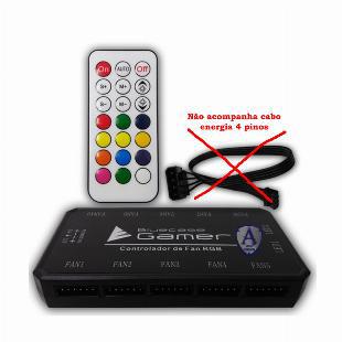 Controlador de Cooler RGB BLUECASE Gamer BCF01CASE s/cabo