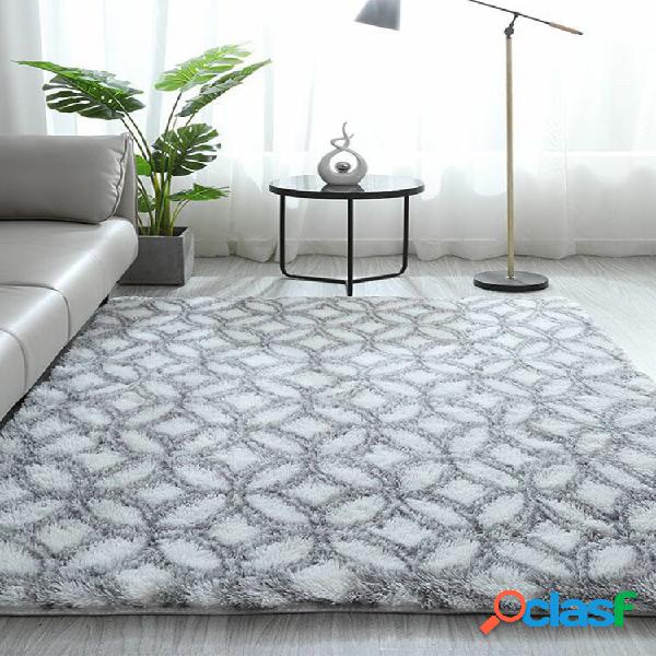 Gradient Color Tie-dye Plush Carpet Sala de estar Quarto
