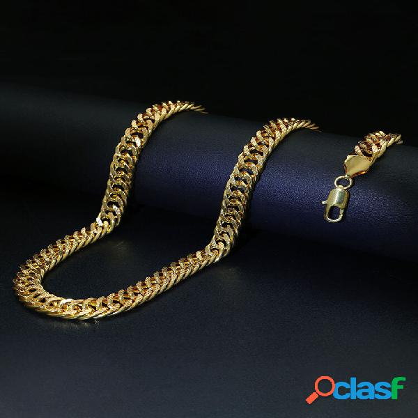 Colar de corrente de metal moderno colar de cobra corrente