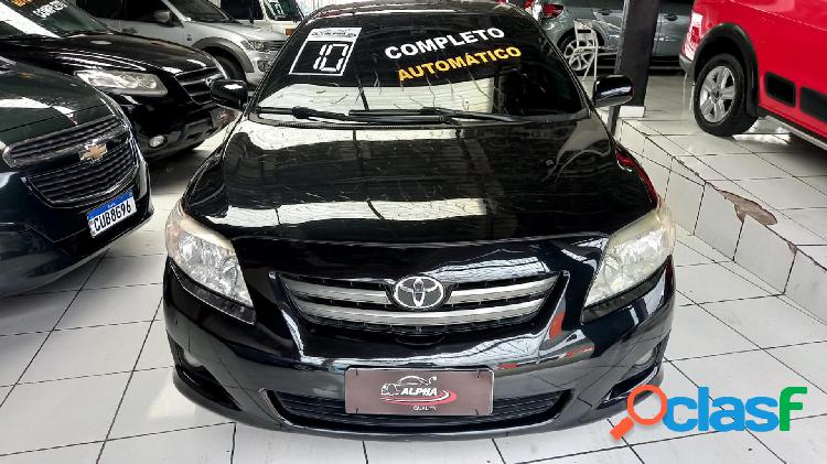 TOYOTA COROLLA GLI 1.8 FLEX 16V AUT. PRETO 2010 1.8 FLEX