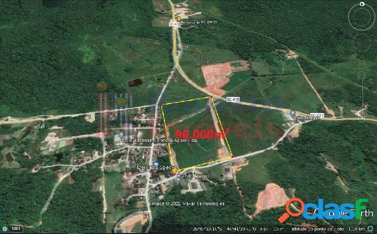 Excelente Área com 90.000m² no Saí Mirim (ZONA DE