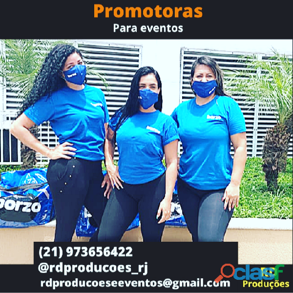 Promotoras, recepcionistas e modelos para eventos RJ