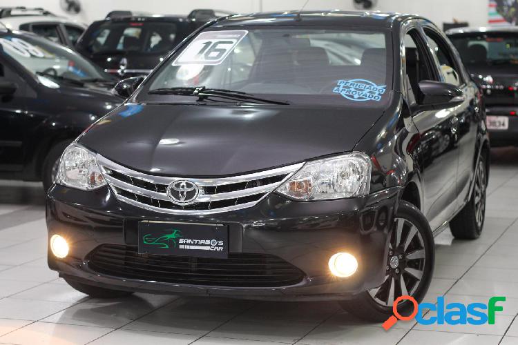 TOYOTA ETIOS PLATINUM SED. 1.5 FLEX 16V 4P MEC. PRETO 2016