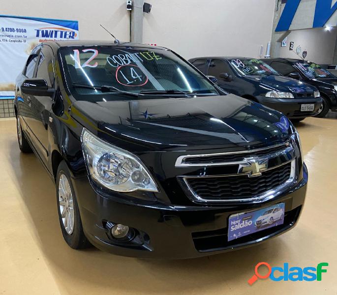 CHEVROLET COBALT LTZ 1.4 8V FLEXPOWERECONOFLEX 4P PRETO 2012