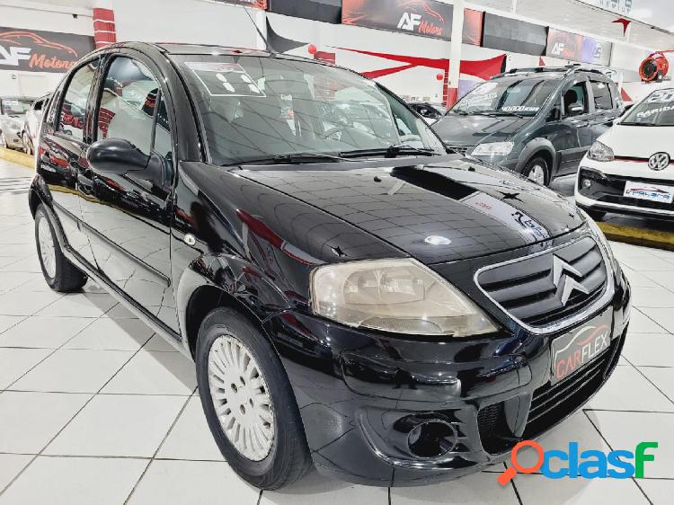 CITROEN C3 GLX 1.4 GLX SONORA 1.4 FLEX 8V 5P PRETO 2011 1.4