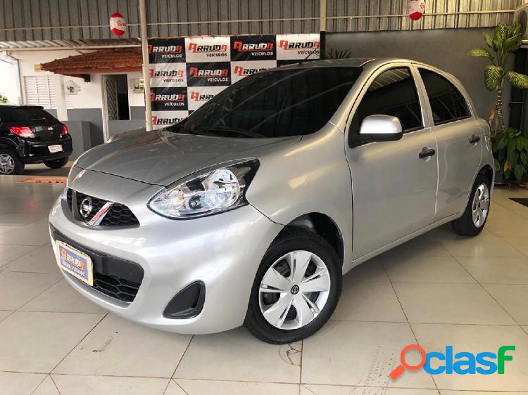 NISSAN MARCH S 1.0 12V FLEX 5P PRATA 2016 1.0 FLEX