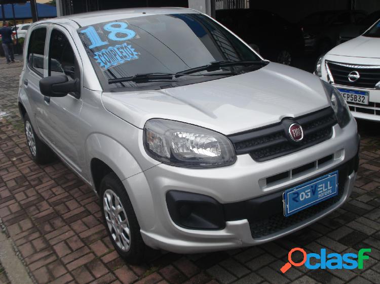 FIAT UNO DRIVE 1.0 FLEX 6V 5P PRATA 2018 1.0 FLEX