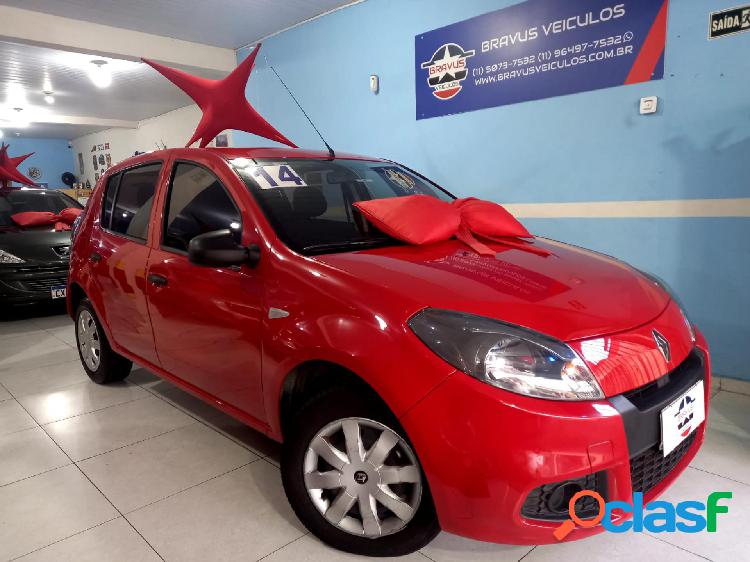 RENAULT SANDERO AUTHENTIQUE HI-FLEX 1.0 16V 5P VERMELHO 2014