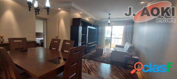 Apartamento para aluguel possui 112 m² com 4 quartos em