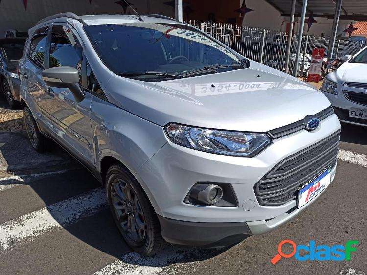 FORD ECOSPORT FREESTYLE 1.6 16V FLEX 5P PRATA 2014 1.6 FLEX