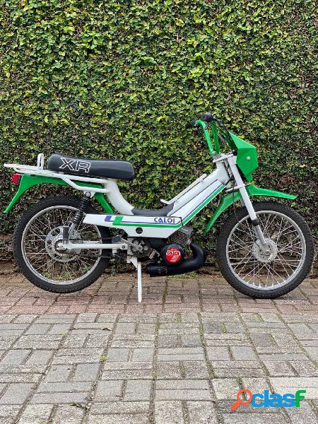 HONDA MOBILETE CALOI XR VERDE 1990 50 ELETRICO