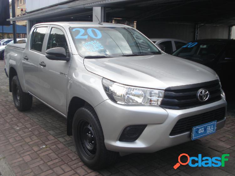 TOYOTA HILUX CD 4X4 2.8 DIESEL MEC. PRATA 2020 2.8 DIESEL