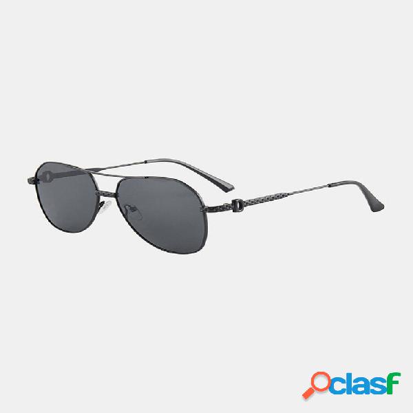 Óculos de sol sem armação UV moda masculina proteção