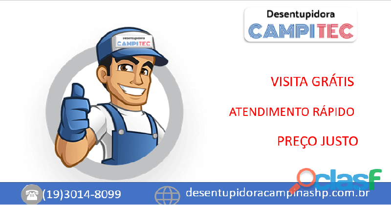 Desentupidora em Campinas