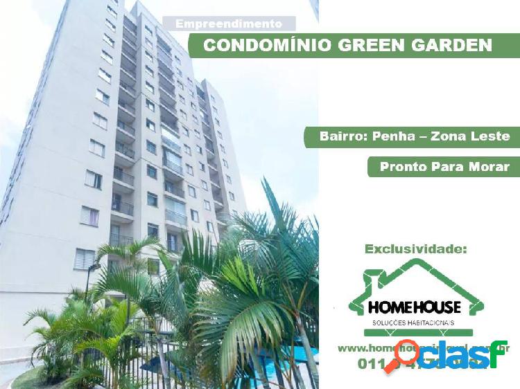 Apartamento Green Garden, 2 Dorms. Próximo ao Metrô - Vila