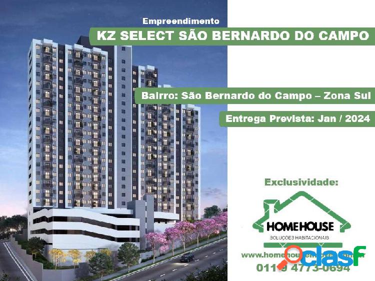 Apartamento Kz Select São Bernardo do Campo, 2 Dorms.