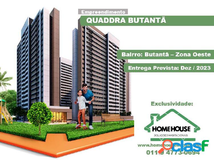 Apartamento Quaddra Butantã, 1 e 2 Dorms. Próximo ao