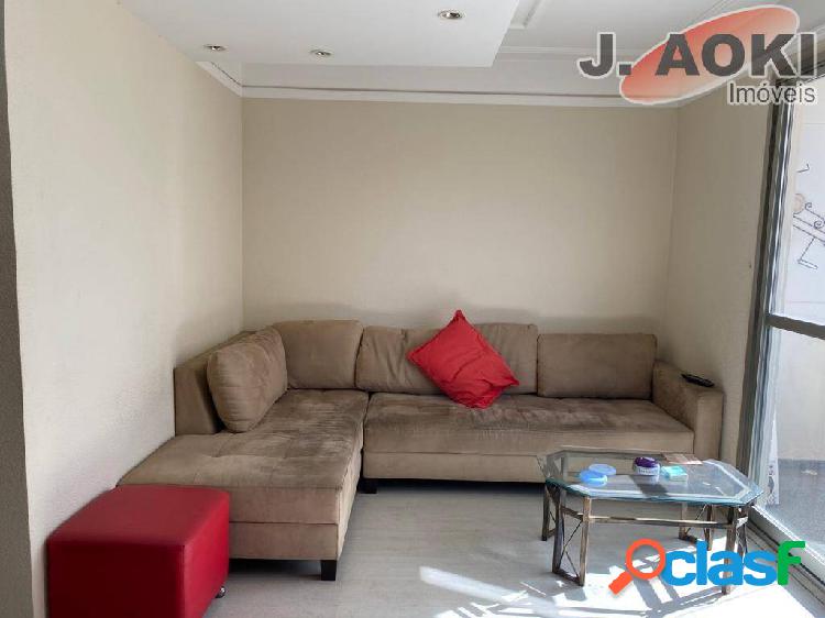 Apartamento para venda possui 78 m² com 3 quartos em Vila