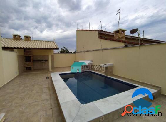 Casa Térrea Com Piscina Apenas 150m da Praia Bairro