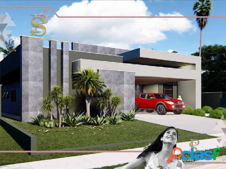 Casa À Venda - 220 m² - 03 suítes - Condomínio Fechado -