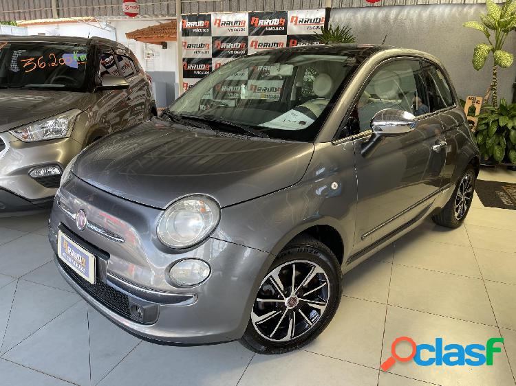 FIAT 500 LOUNGE 1.4 16V 100CV MEC. CINZA 2010 1.4 GASOLINA