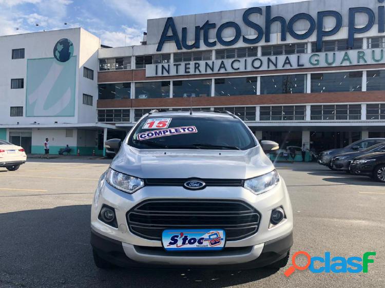 FORD ECOSPORT FREESTYLE 1.6 16V FLEX 5P PRATA 2015 1.6 FLEX