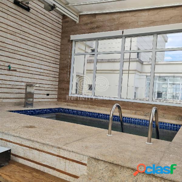 Linda Cobertura com piscina no Tatuapé, 4 suítes e 4 vagas