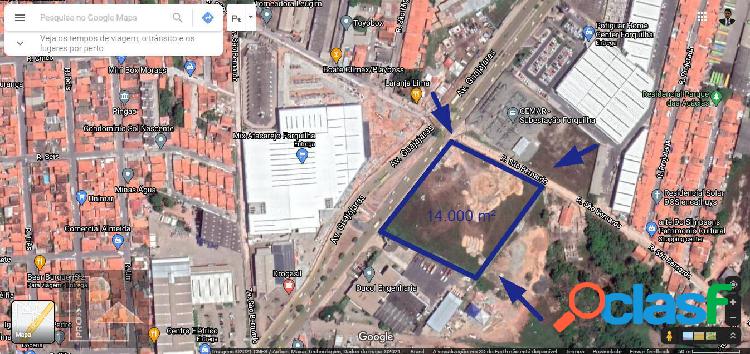 # Vendo Terreno Av. Guajajaras 14.000 m², frente Mix Mateus