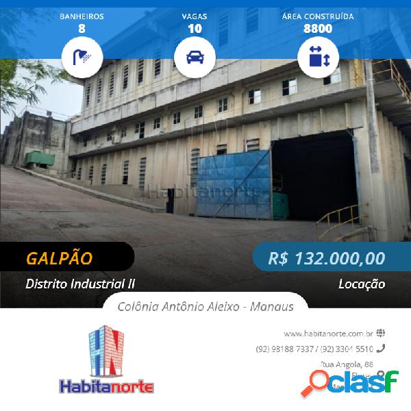ALUGUEL DE GALPÃO 8.800M², DISTRITO INDUSTRIAL II,