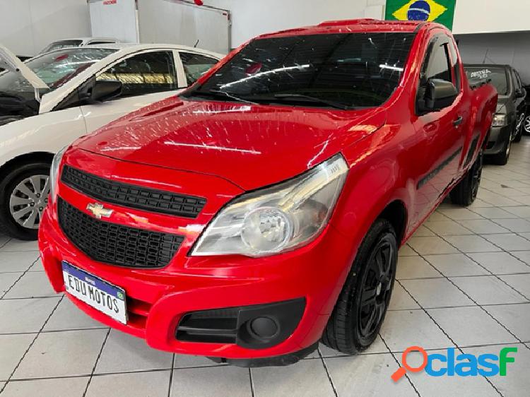 CHEVROLET MONTANA LS 1.4 ECONOFLEX 8V VERMELHO 2017 1.4 FLEX