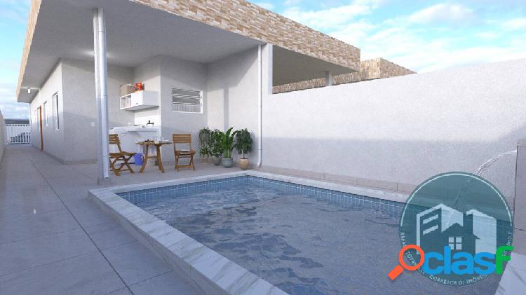 Casa com piscina em Mongaguá - ACEITA FINANCIAMENTO DIRETO