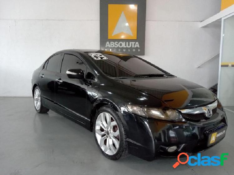 HONDA CIVIC SEDAN EXS 1.81.8 FLEX 16V AUT. 4P PRETO 2009 1.8