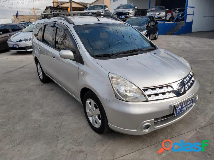 NISSAN LIVINA GRAND SL 1.8 16V FLEX FUEL AUT. PRATA 2012 1.8