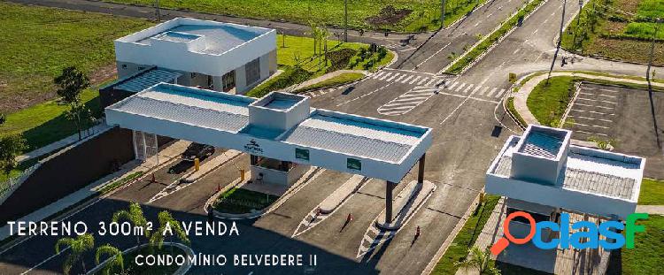 Terreno à venda em condomínio fechado Belvedere II em