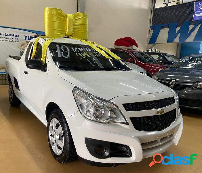 CHEVROLET MONTANA LS 1.4 ECONOFLEX 8V 2P BRANCO 2019 1.4