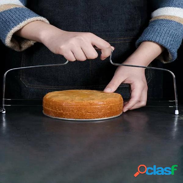 Divisor de pão Bakeware Double Line Cake Layerer