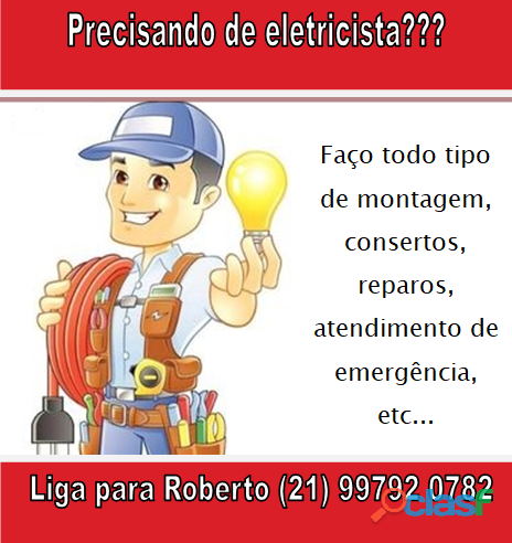 Eletricista ao seu dispor