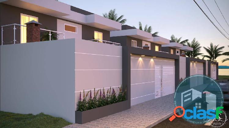 Casa com piscina privativa frente mar