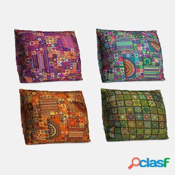 4 PCS A Conjunto Capa de Almofada Dupla Face Estilo Boêmio