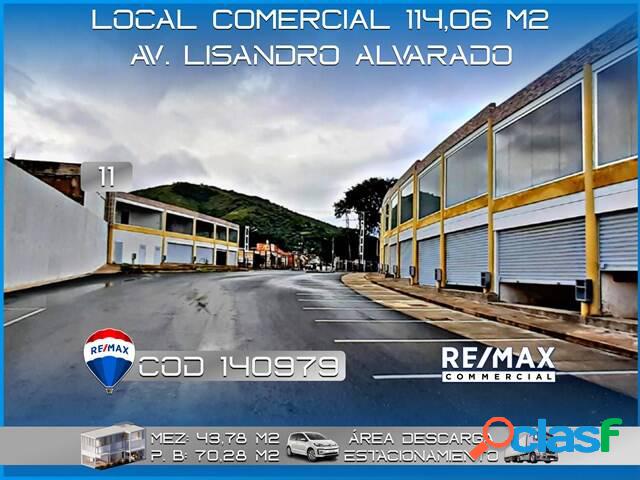 EN VENTA, LOCAL COMERCIAL | 114, 06 m2 | AV. LISANDRO