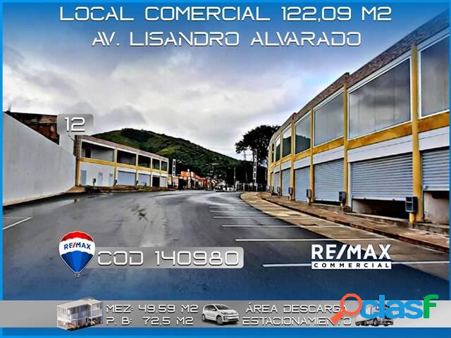 EN VENTA, LOCAL COMERCIAL | 122, 09 m2 | AV. LISANDRO