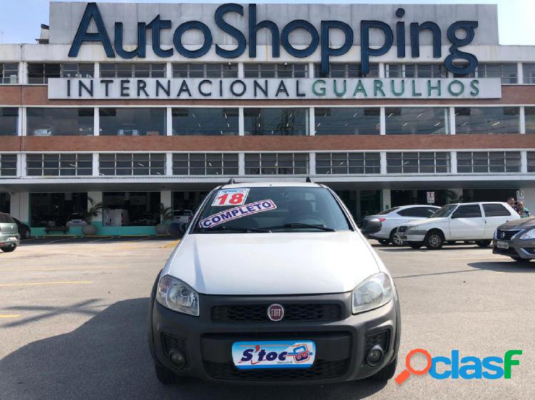 FIAT STRADA WORKING HARD 1.4 FIRE FLEX 8V CE BRANCO 2018 1.4