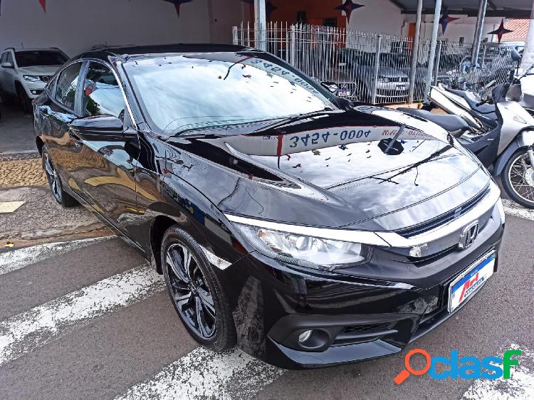 HONDA CIVIC SEDAN EX 2.0 FLEX 16V AUT.4P PRETO 2019 2.0 FLEX