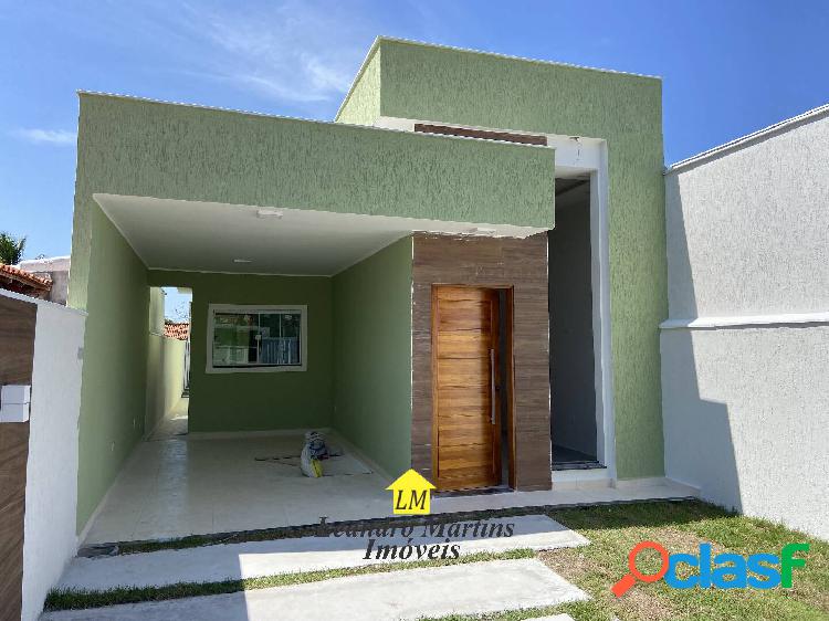 LINDÍSSIMA CASA COM 2 QUARTOS EM ITAIPUAÇU !! UM LUXO