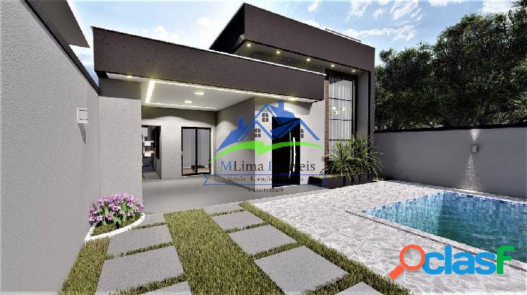 Casa com Piscina Terra Preta / Financiamento Bancário