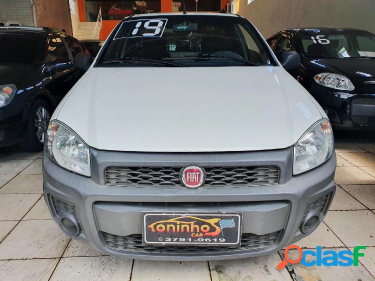 FIAT STRADA WORKING HARD 1.4 FIRE FLEX 8V CS BRANCO 2019 1.4